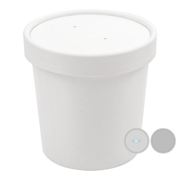 Containers with Cardboard Lid